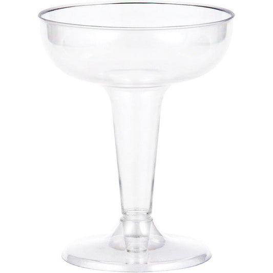 SENSATIONS 4 oz Plastic Champagne Coupe, 6 count