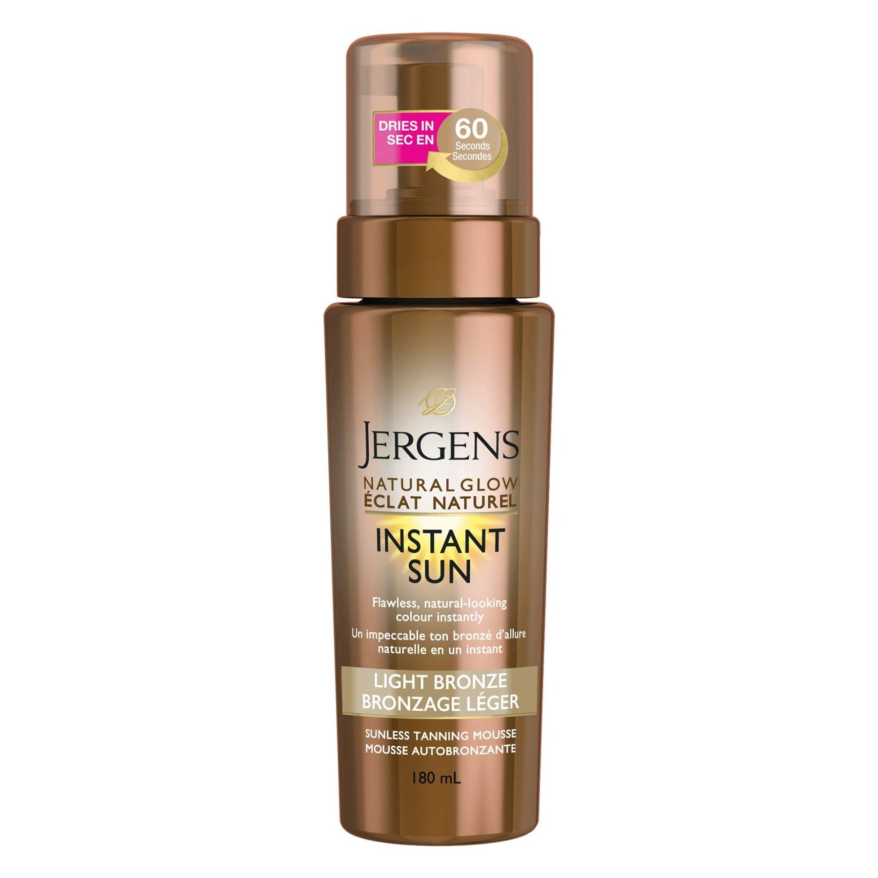 Jergens Natural Glow Instant Sun Light Bronze 6oz