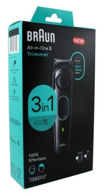 Braun Trimmer All-In-One 3 3-In-1 Kit 20 Settings