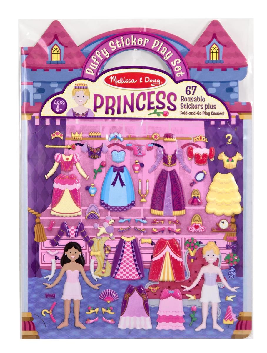 PUFF STICKER PLAY SET-PRINCESS