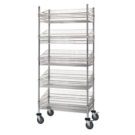 POST BASKET 24"X48" CHROME DS