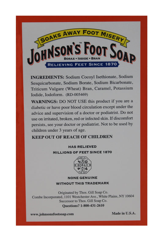 JOHNSON'S FOOT SOAP 8CT