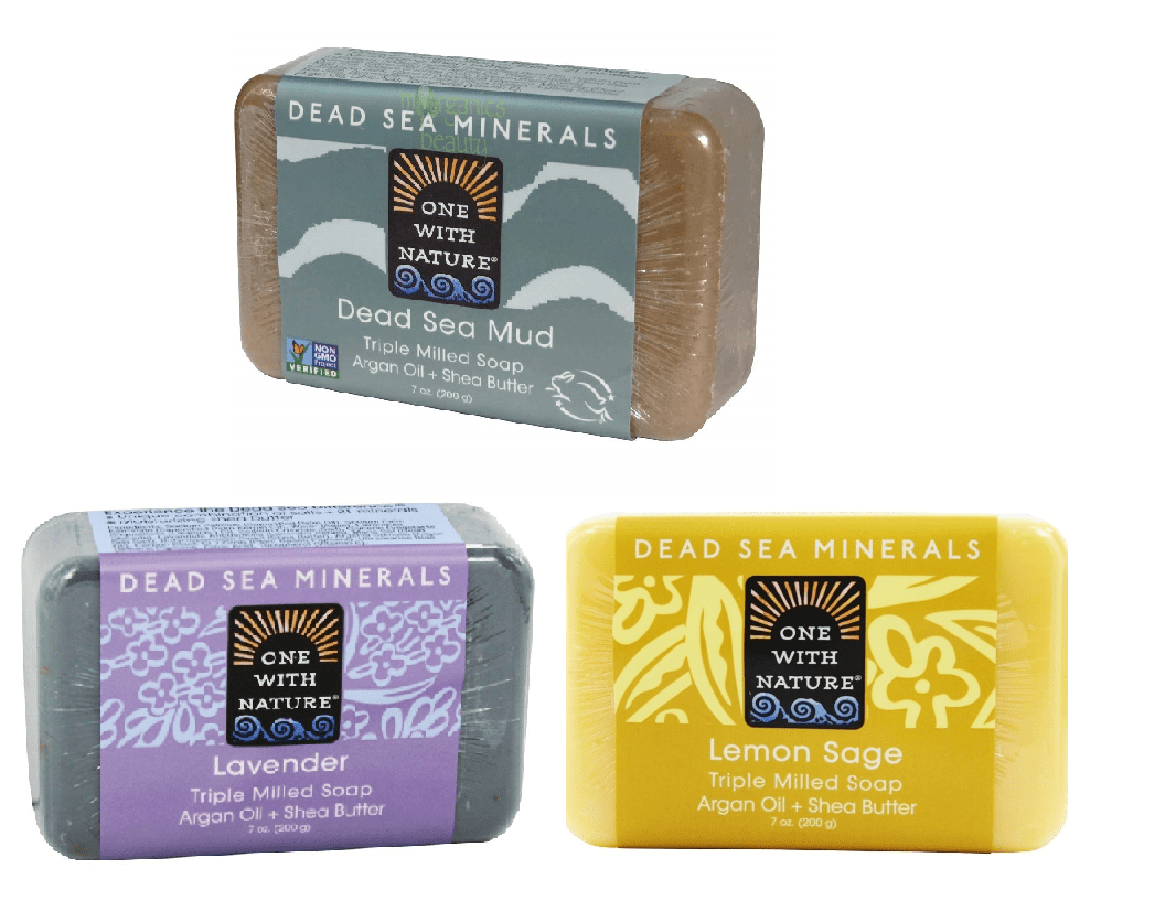 ONE WITH NATURE BAR SOAP,VOLCANIC MUD