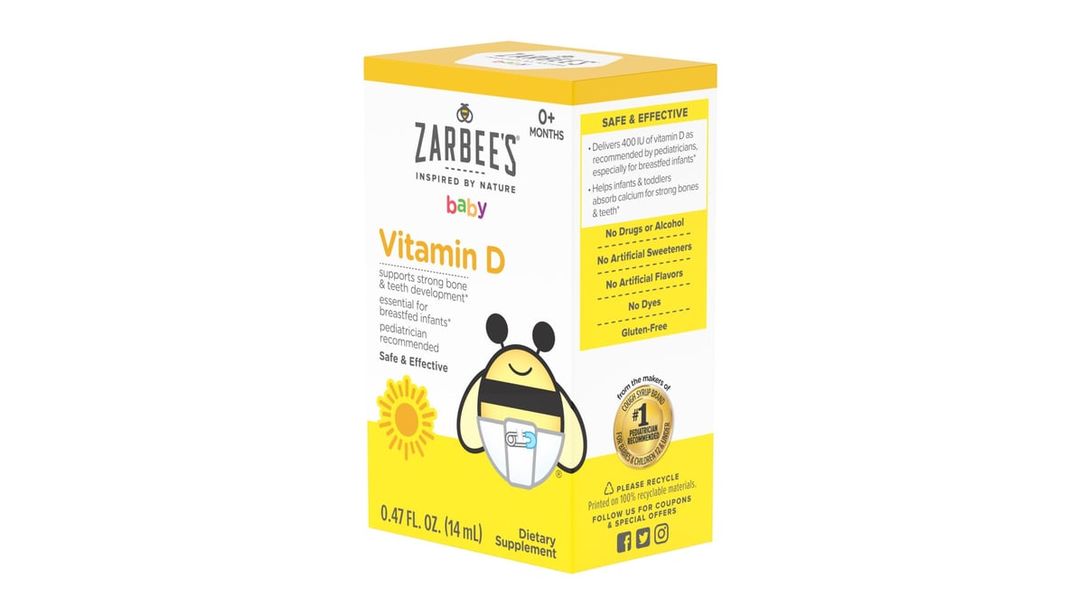 ZARBEES BABY VITA D3 LQ 14ML