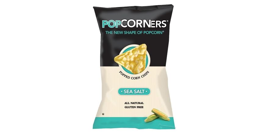 POPCORNERS CHIPS, SEA SALT