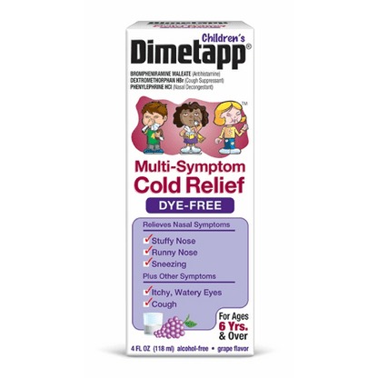DIMETAPP CHD C/C SL 118ML GRP AF