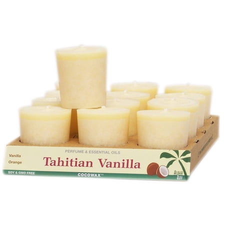 ALOHA BAY VOTIVE CNDL,TAHTN VANILLA