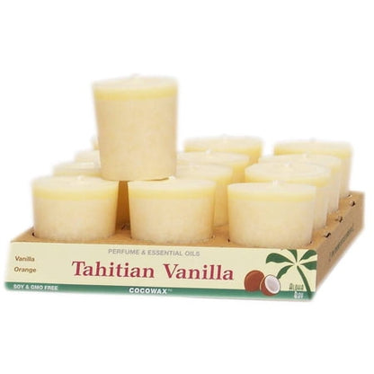 ALOHA BAY VOTIVE CNDL,TAHTN VANILLA