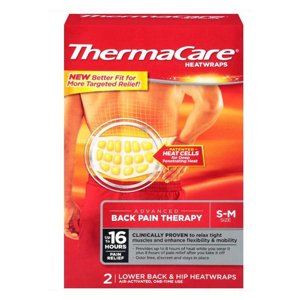 THERMACARE 8HR BACK MEDIUM 2CT