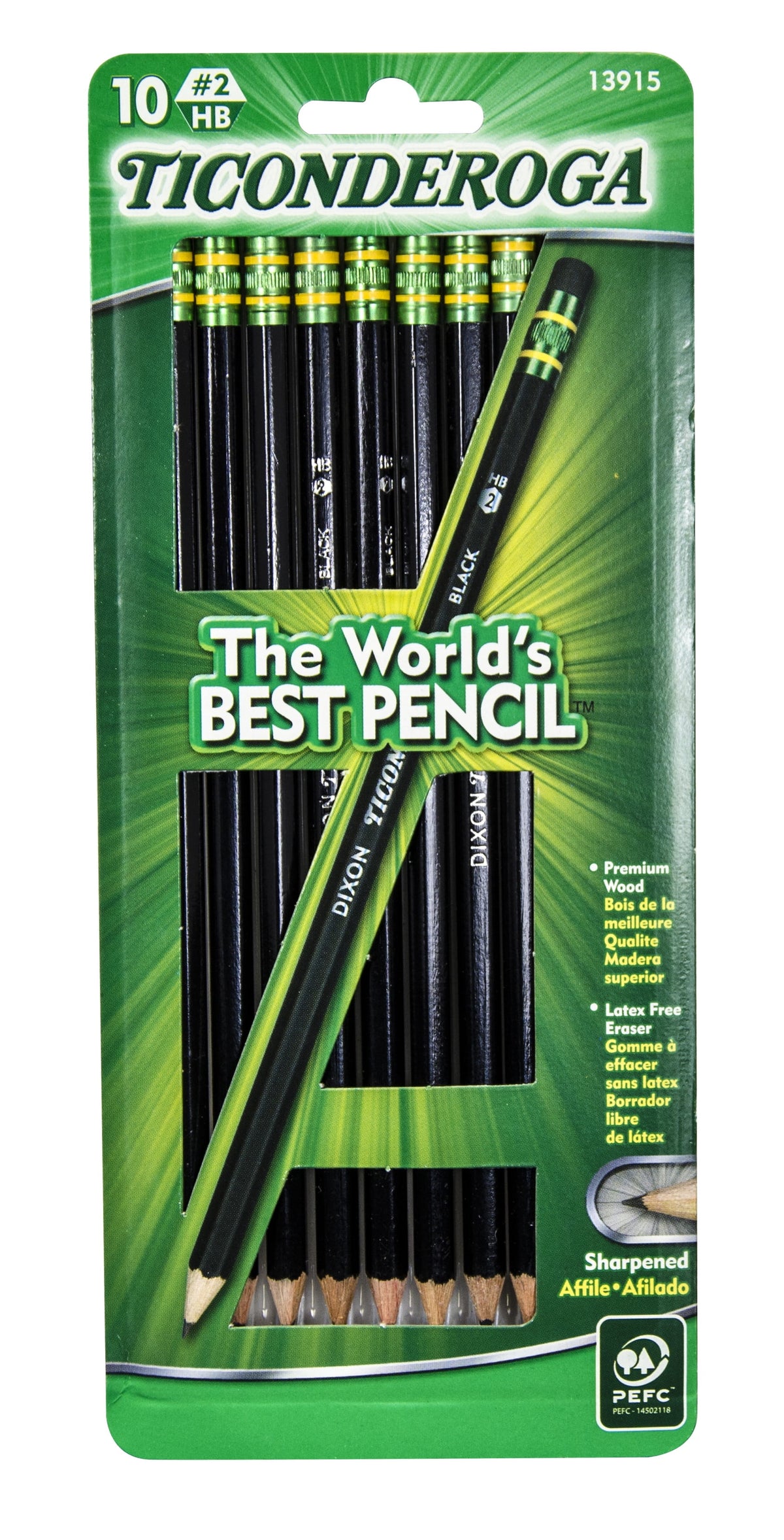 Ticonderoga The World's Best Pencil 4 #2 HB