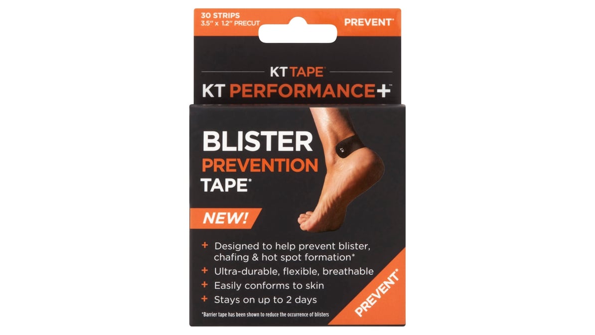 KT BLISTER PREVENTION TAPE BLACK 30CT