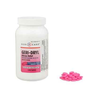 GERI-DRYL ALRG RFL TB 25MG 100