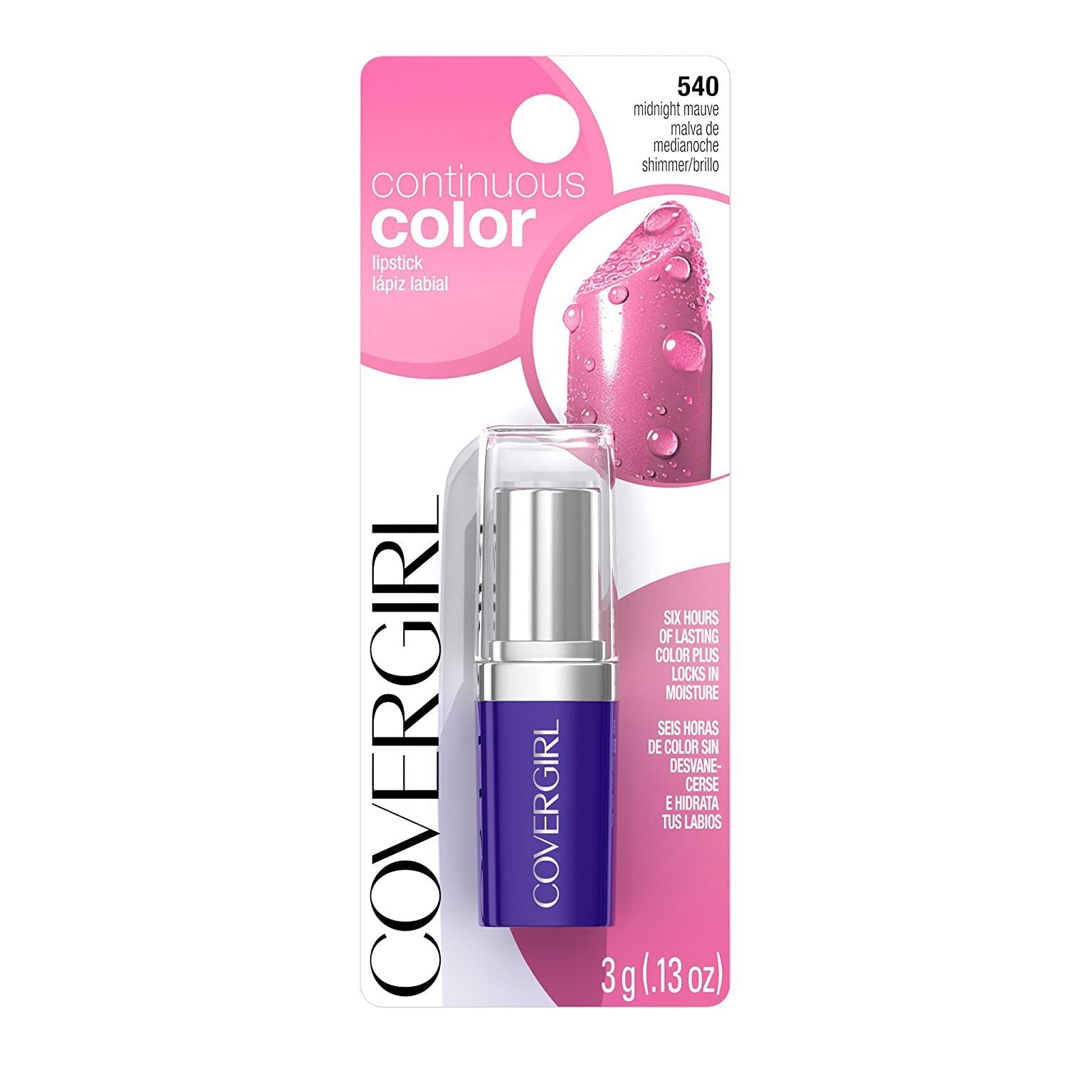 COVERGIRL Continuous Color Lipstick - 540 Midnight Mauve