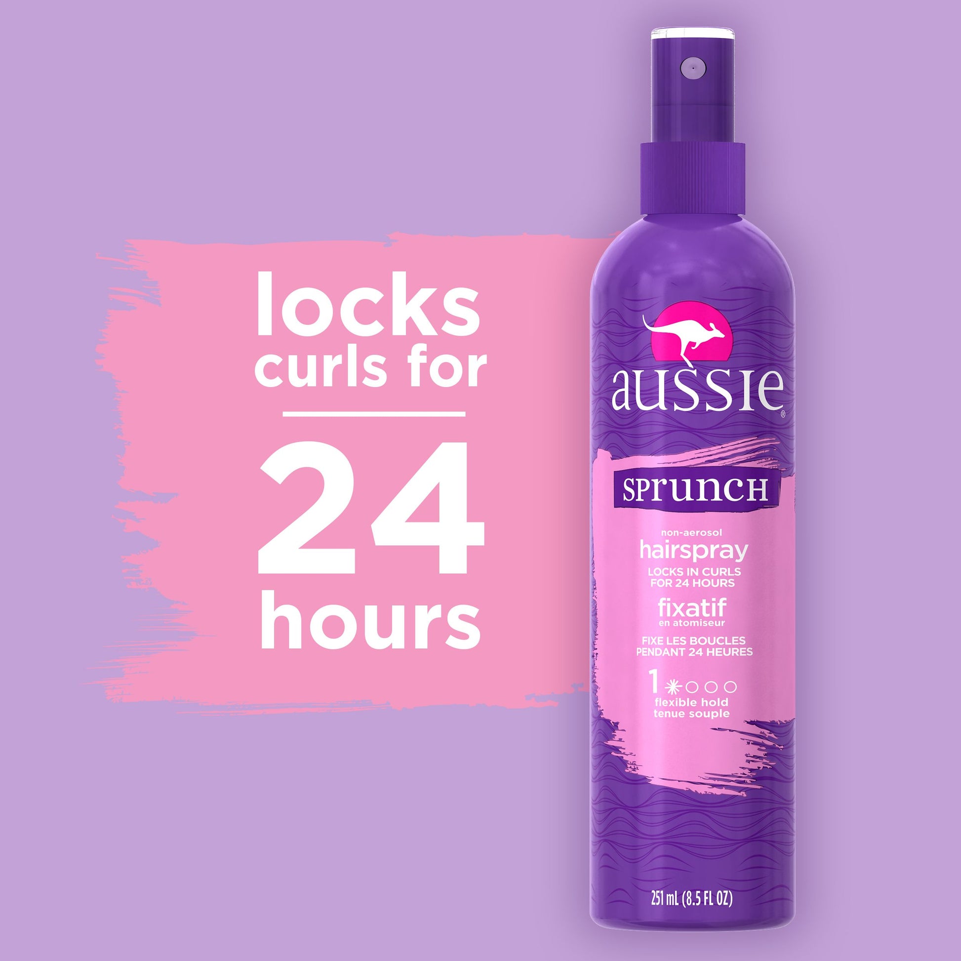 Aussie Hairspray Sprunch Non- Aerosol Medium Hold 8.5oz