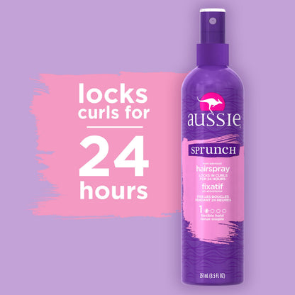 Aussie Hairspray Sprunch Non- Aerosol Medium Hold 8.5oz