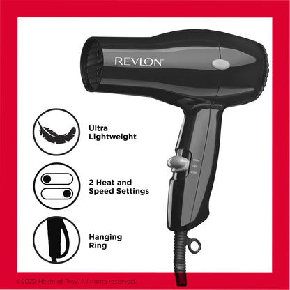 REVLON Compact Hair Dryer - Yellow, 1875 Watts