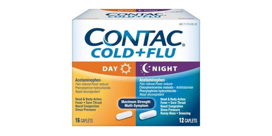 CONTAC COLD FLU DAY NON-DROWSY CPL 24CT