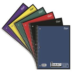 iScholar 1 Subject Wide Ruled Notebook - Assorted Colors