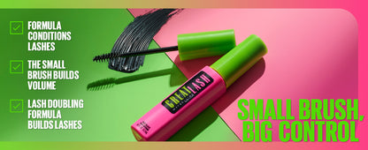 MAYBELLINE New York Great Lash Washable Volumizing Natural-Looking Mascara, Blackest Black, 0.43 oz