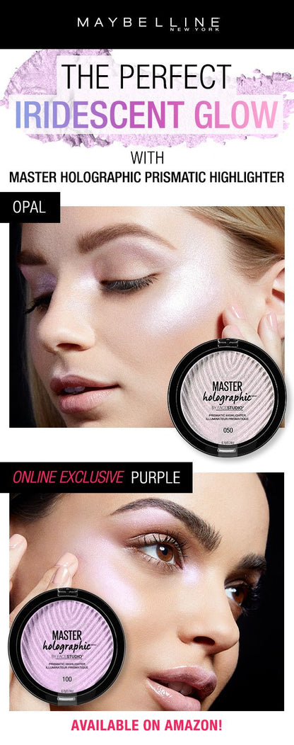 MAYBELLINE New York Facestudio Master Holographic Prismatic Highlighter - 050, 0.24 oz
