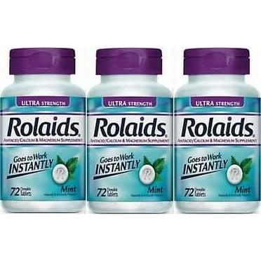 ROLAIDS ADV CW 1000-200-40MG 60