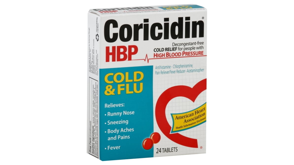 CORICIDIN HBP M/S FLU TB 24 MS
