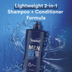 Suave Men 2-In-1 Shampoo + Conditionr Ocean Charge 12.6oz