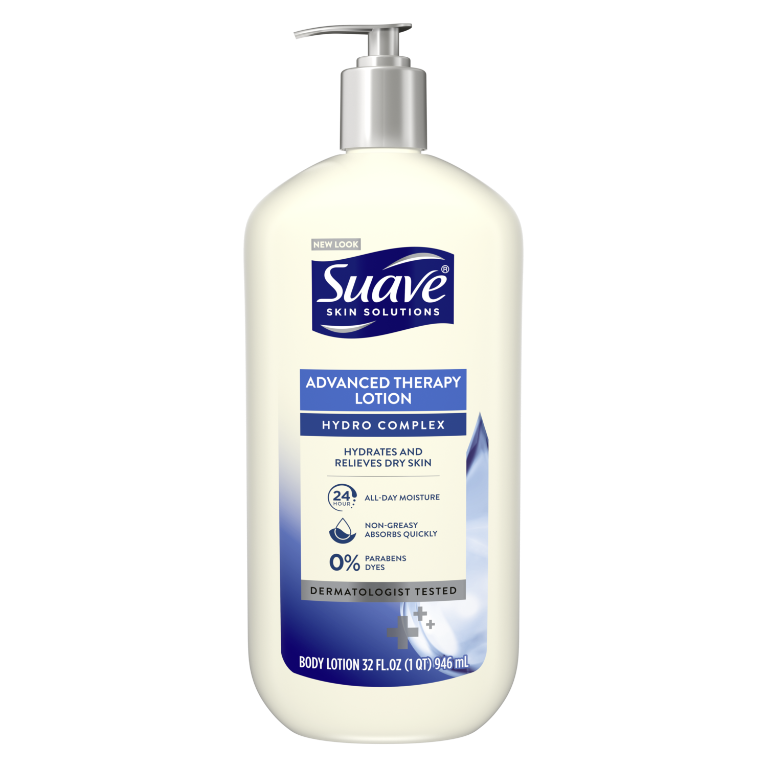 Suave Skin Lotion 18oz Pump Advanced Therapy Hydro Complex