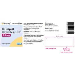 RAMIPRIL CP 2.5MG 100
