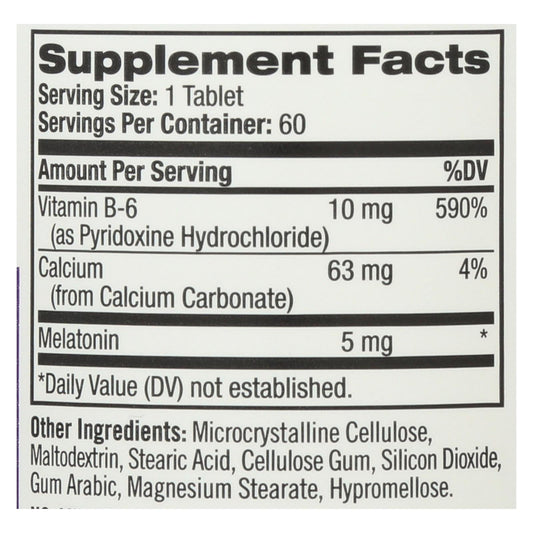 MELATONIN 5 MG TAB 60