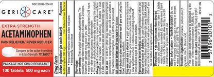 ACETAMIN TB 1000 500MG X/ST
