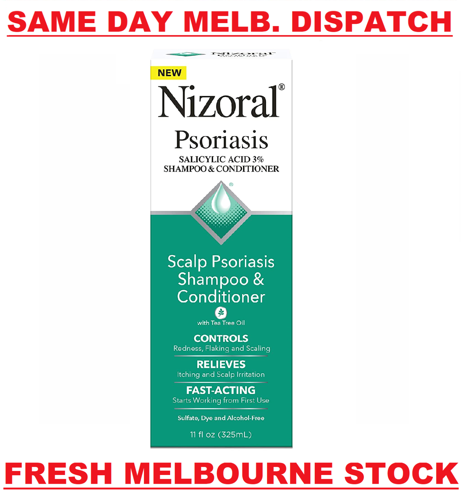 NIZORAL PSORIASIS 2N1 SHMP COND 11OZ