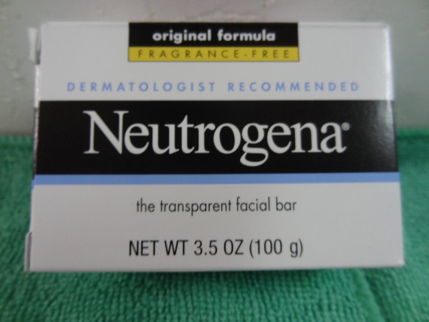 Neutrogena Bar Soap Fragrance Free 3.5oz Boxed