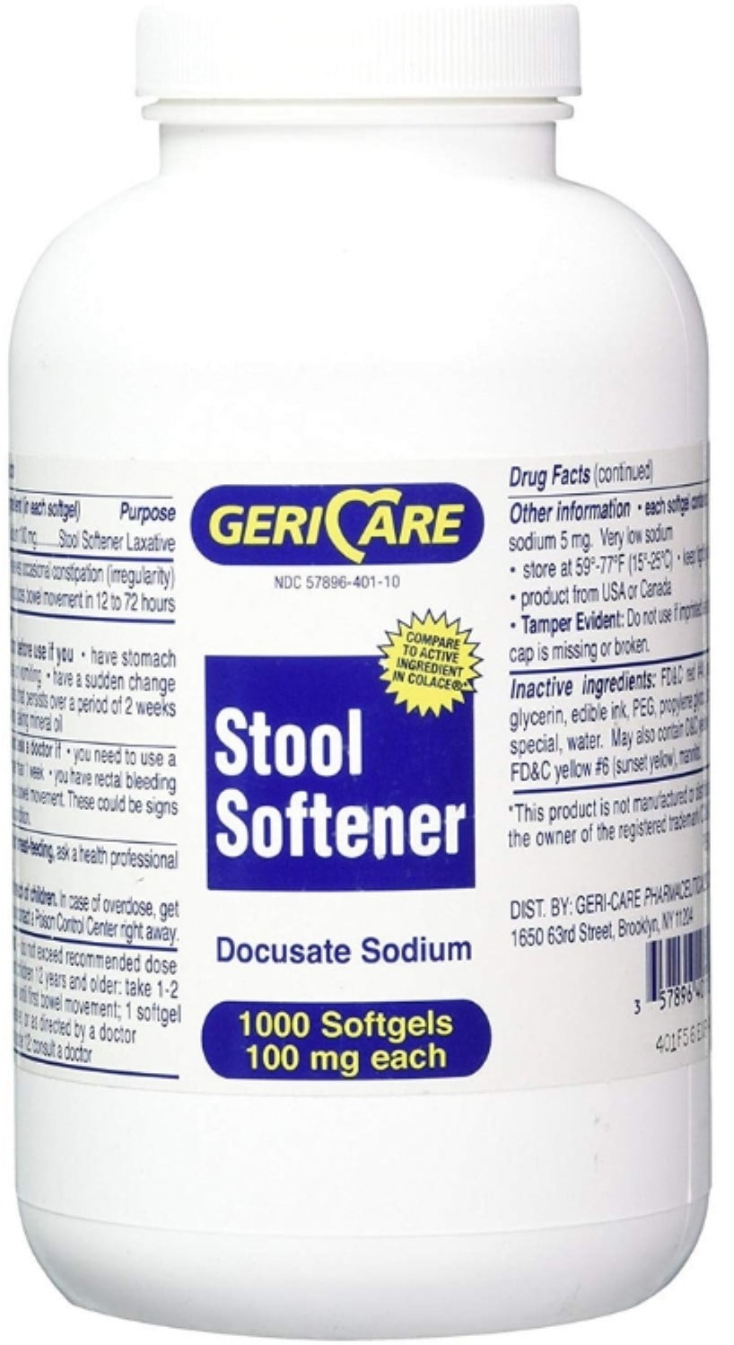 GNP STOOL SOFTENER 100MG SOFTGEL 60CT