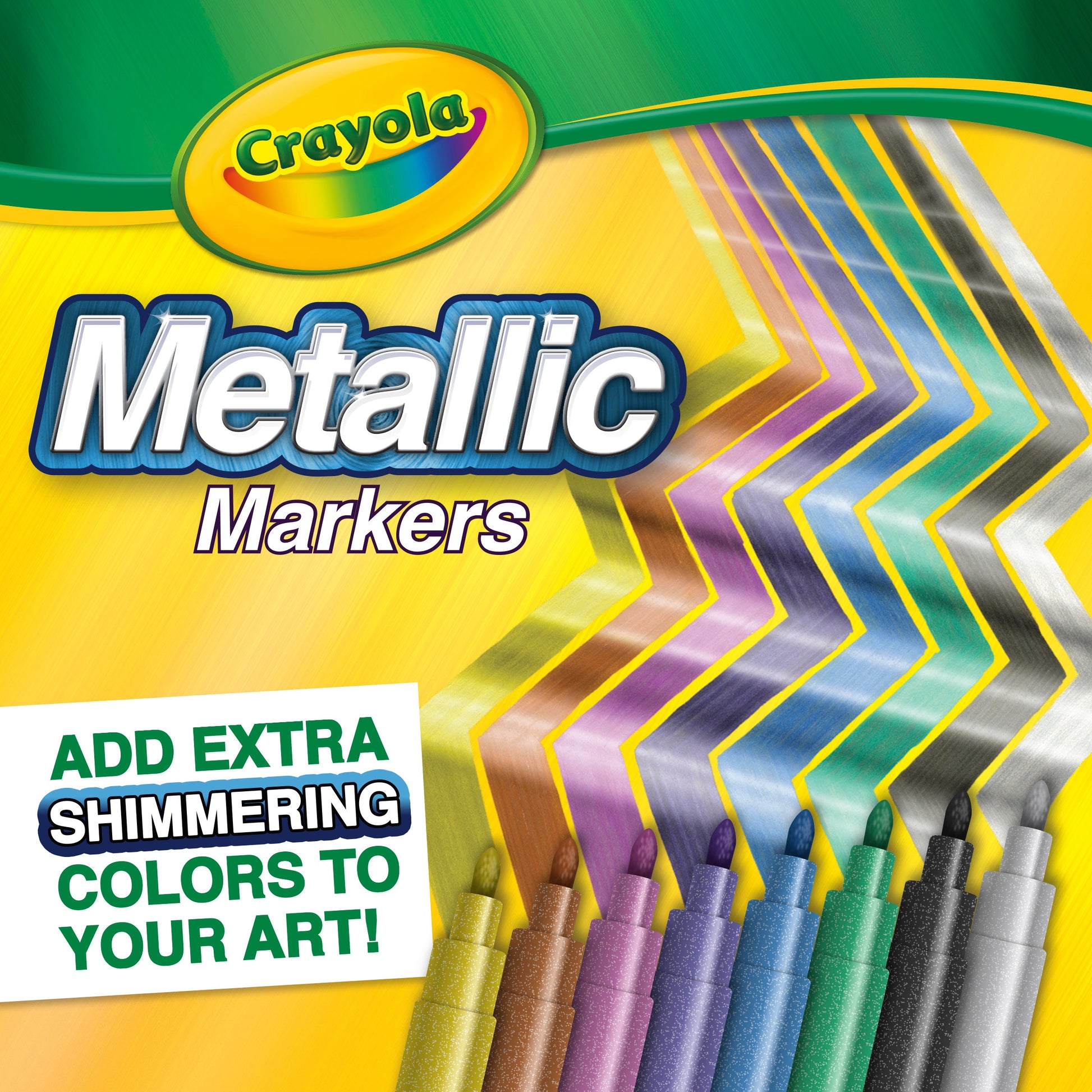 Crayola Metallic Markers, 8 count