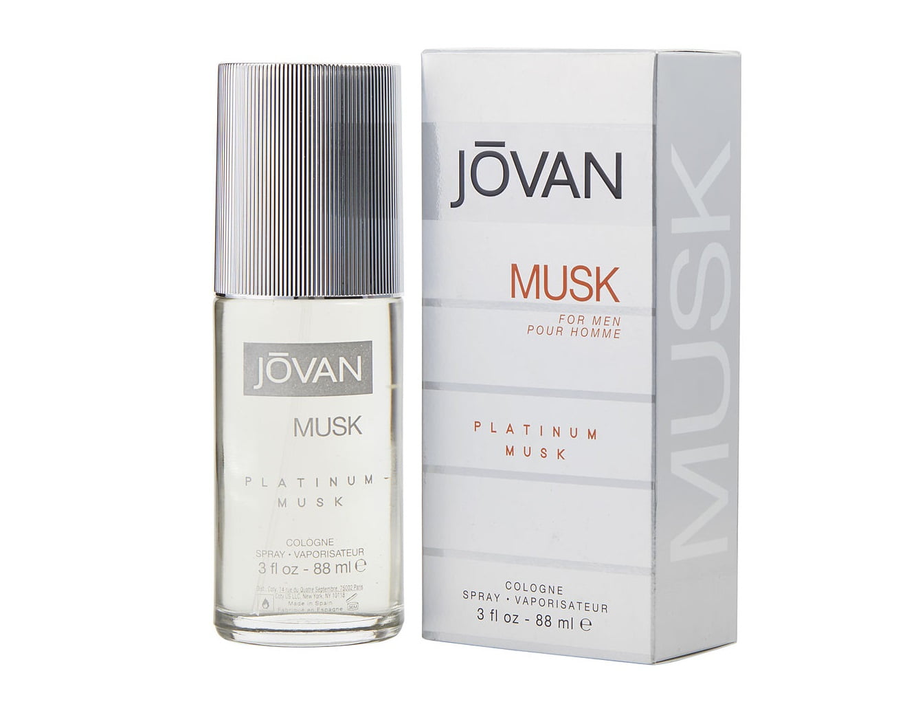 JOVAN MUSK MEN COLOGNE LQ 4OZ