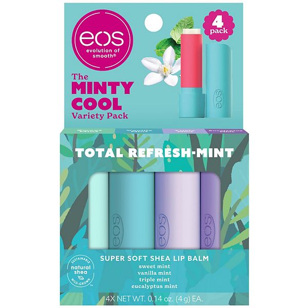 EOS LIP BALM 4 PK MINTY COOL