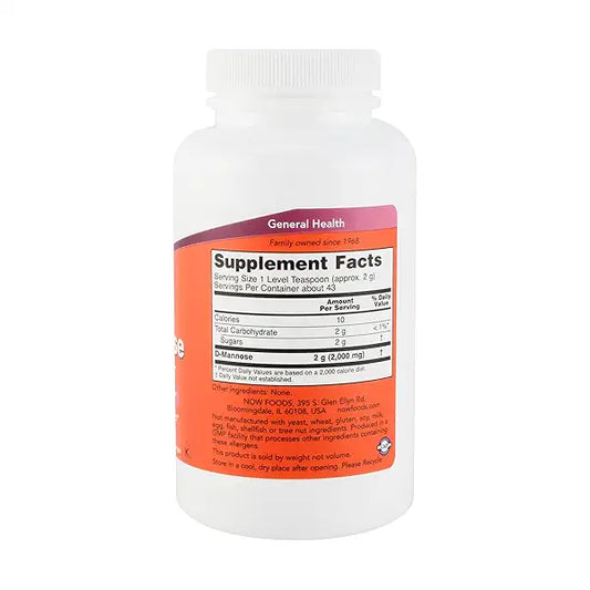 NOW FOODS D-MANNOSE PURE,PWDR