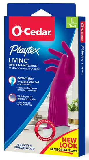 Playtex Living Gloves Large 72Cs - Colors Vary