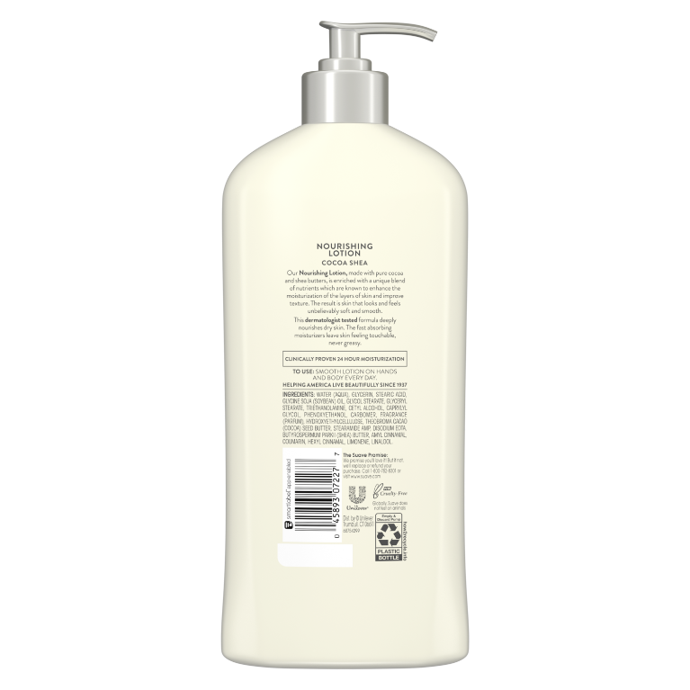 Suave Skin Lotion 18oz Pump Cocoa Shea Nourishing