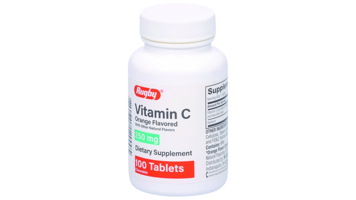 VIT C 500MG TABLET 1000CT RUGBY
