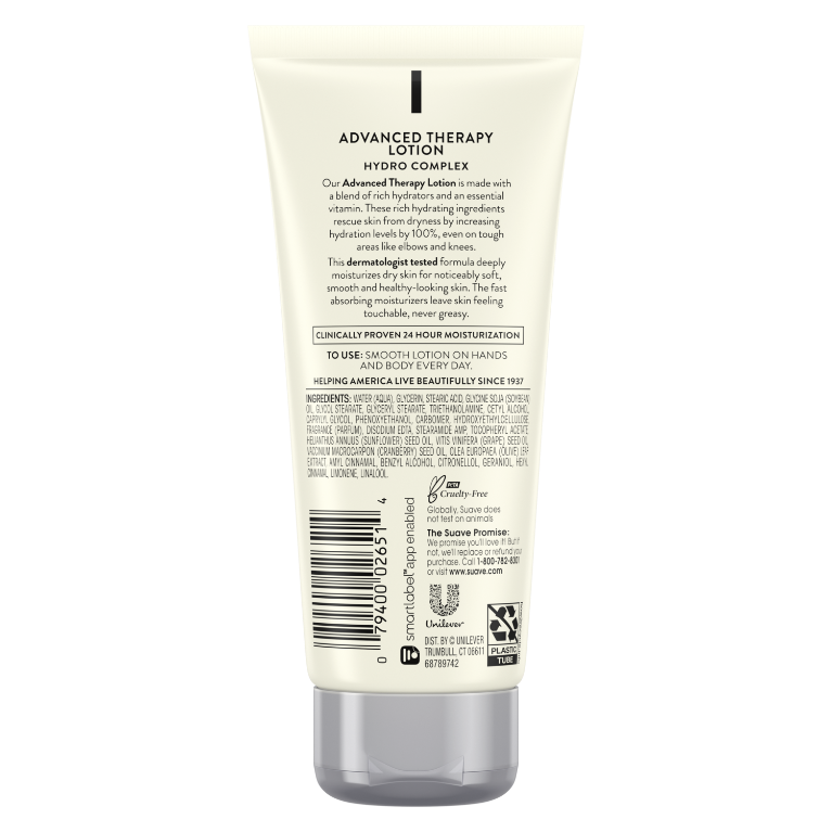 Suave Skin Lotion 18oz Pump Advanced Therapy Hydro Complex