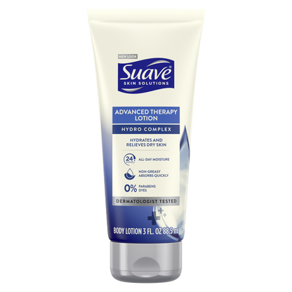 Suave Skin Lotion 18oz Pump Advanced Therapy Hydro Complex