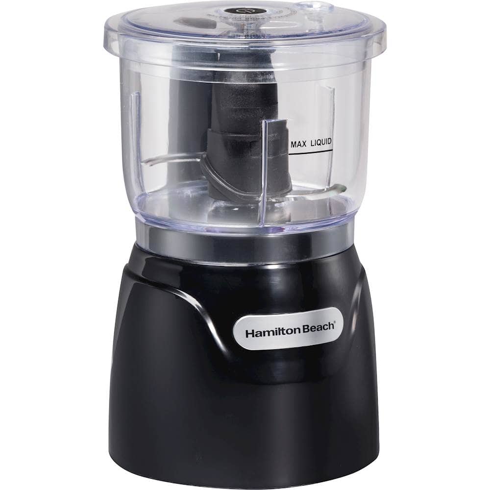 Hamilton Beach® Stack & Press™ 3 Cup Chopper, BLACK, 72850