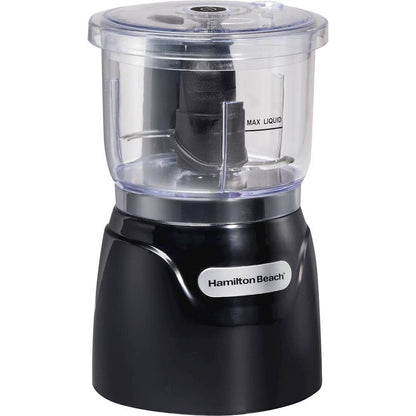 Hamilton Beach® Stack & Press™ 3 Cup Chopper, BLACK, 72850