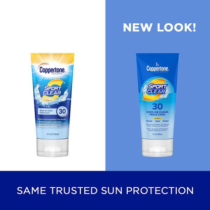 Coppertone Spf#30 Sport Clear Sunscreen 5oz Tube