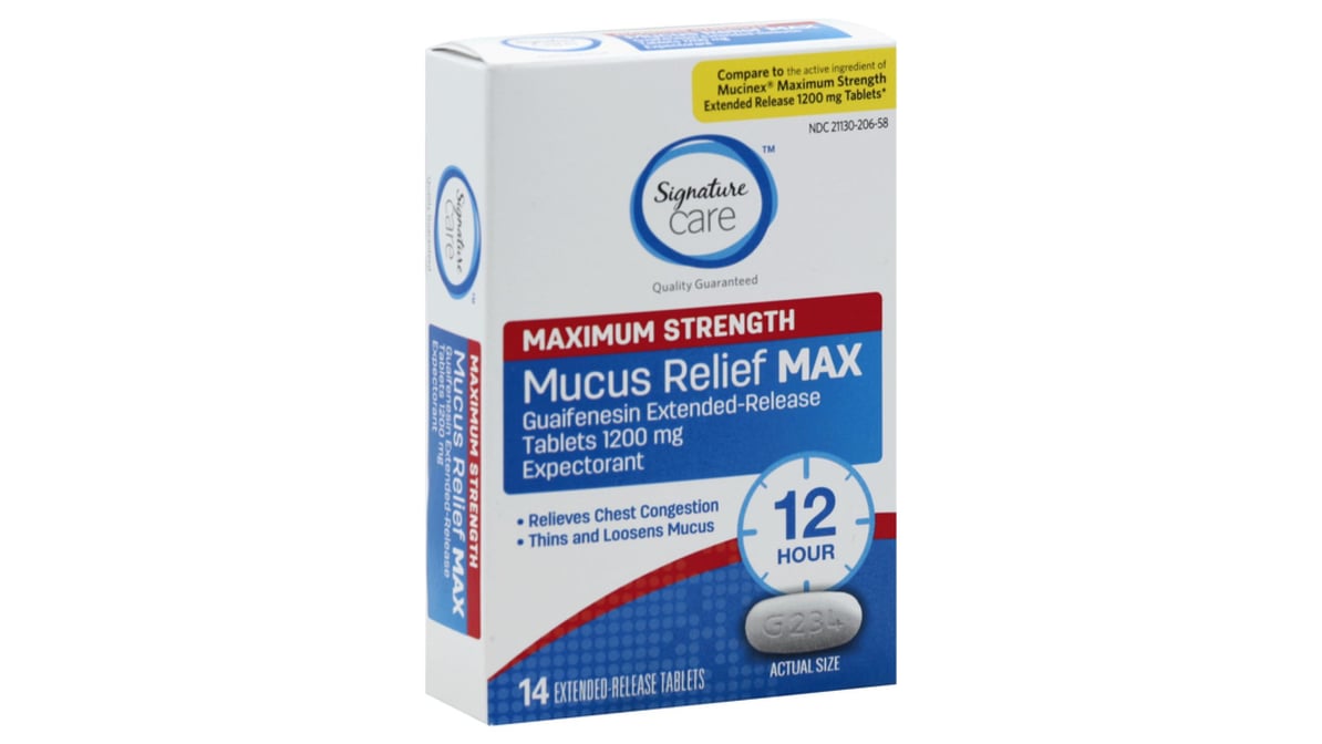 LDR MAX MUCUS RELIEF TB 1200MG 28