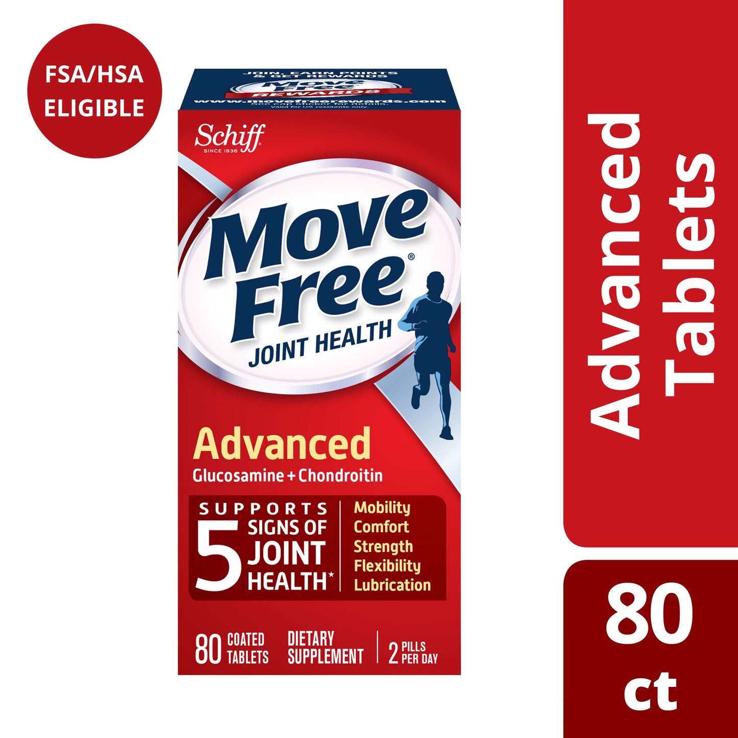 MOVE FREE ADVANCED TB 120 P/MSM