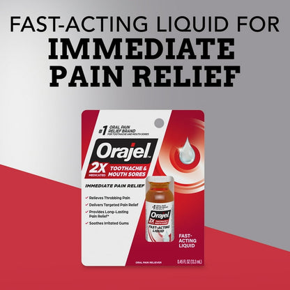 ORAJEL TOOTHACHE LQ 473ML MNT