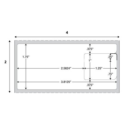 C16879 DT LABEL 2 X 4 1"C PARATA MANUAL